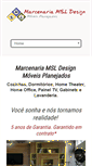 Mobile Screenshot of marcenariamsl.com.br